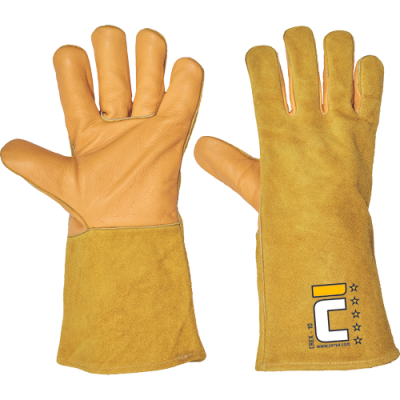 zváračské kožené rukavice CREX